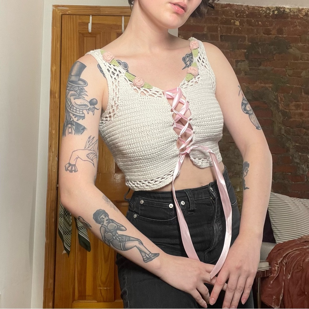 Crochet corset top!